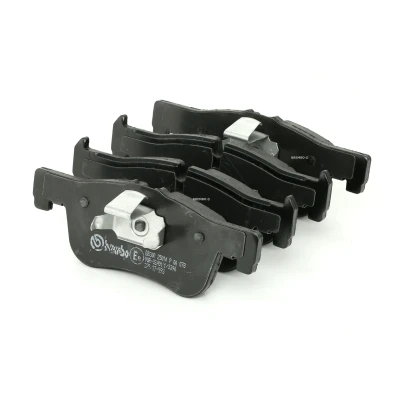 Image de BREMBO P 06 078 Jeu de plaquettes frein préparé pour indicateur d&#039;usure avec clip piston, tôle anti bruit sans accessoires BMW: 1 5 portes