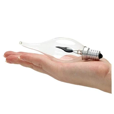 Image de Ampoule LED E14 3w longue queue Feu Flamme d&#039;éclairage Vintage vacillant Effet tungstène Novel Bougie Astuce lampe orange rouge