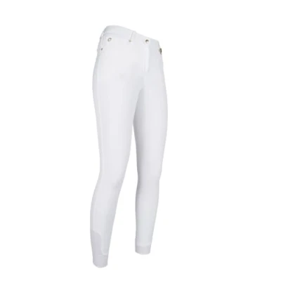 Image de Lauria Garrelli Pantalon d&#039;Équitation Fond de Peau Blanc 42