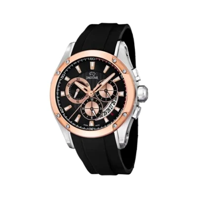 Image de JAGUAR Homme Analogique Numérique Quartz Montre avec Bracelet en Caoutchouc
