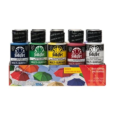 Image de Folkart Kit de peinture Basics, taille unique