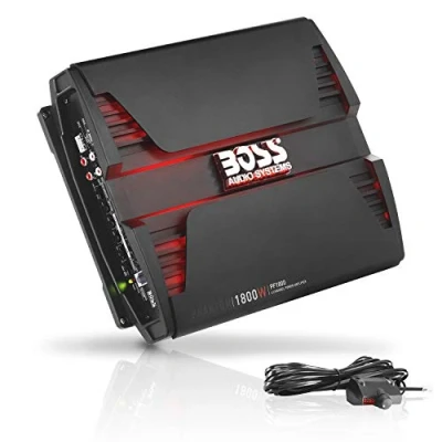 Image de Boss Audio PF1800 PHANTOM 1800 Watts 4 Channel Power Amplifier Remote Subwoofer Level Control