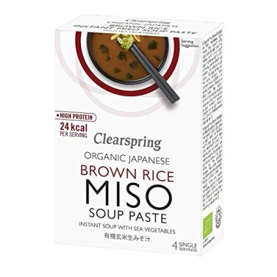 Image de Clearspring Coller Instant Miso Soup Légumes + 4 x 15g