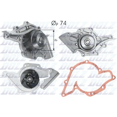 Image de DOLZ A175 Pompe à eau avec poulie 74 AUDI: A6 C4 Avant, 100 Berline, V8