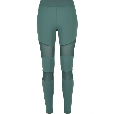 Image de Urban Classics Ladies TECH MESH Leggings Legging, Femme, Taille: Medium, Paleleaf