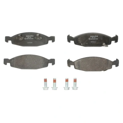 Image de DELPHI LP1557 Jeu de plaquettes frein avec indicateur d&#039;usure tôle anti bruit accessoires JEEP: GRAND Cherokee 2, II