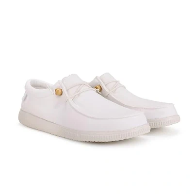 Image de Walk in Pitas WP150 Wallabi Washed Chaussures à lacets, Taille: 43, White Coton