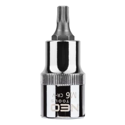 Image de NEO TOOLS 08 731 Clé à douille 1/2 M6 Acier chrome vanadium, d&#039;outil Spline