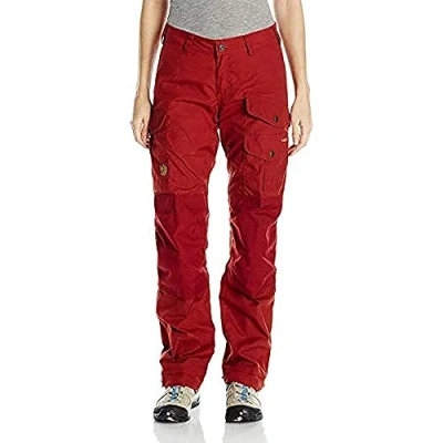 Image de Fjällräven Vidda Pro W. Regular, Pantalon Femme, Rouge (Deep Red), 38