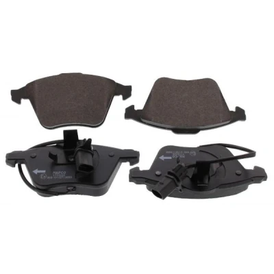 Image de MAPCO 6792 Jeu de plaquettes frein Essieu avant contact signal d&#039;usure inclus avec tôle anti bruit AUDI: A6 C6 Avant, A4 B7 Berline