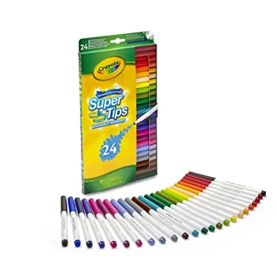 Image de CRAYOLA Loisir Créatif 24 Feutres À Dessiner lavables B01BF6F20K Couleurs Assortis