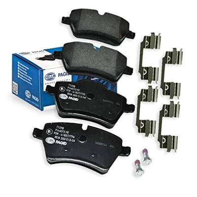 Image de HELLA 8DB 355 012 341 Jeu de plaquettes frein préparé pour indicateur d&#039;usure avec accessoires MINI: 3/5 portes, Clubman, Cabriolet