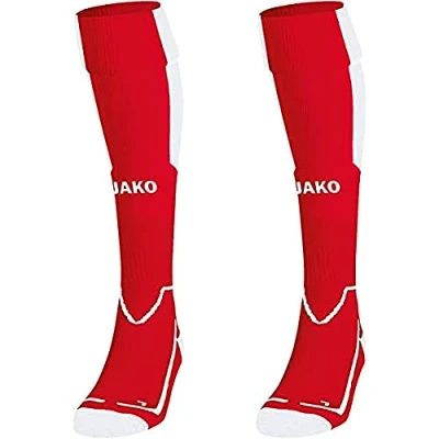 Image de Jako Chaussettes Lazio, Mixte, Stutzenstrümpfe (multicolore) rouge/blanc 5 (43 46)