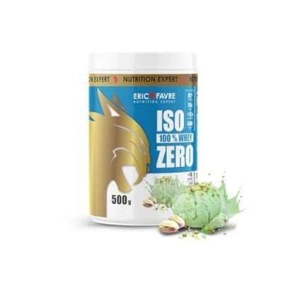 Image de Whey isolate Eric Favre Iso 100% Zero Pistache 500g