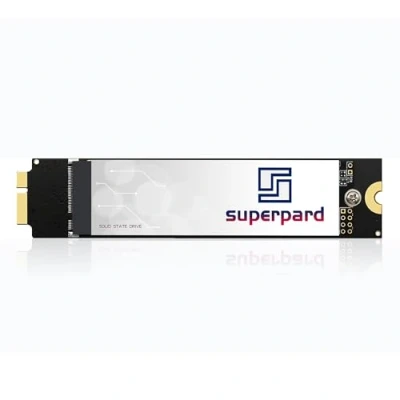 Image de Superpard Disque Dur Interne SSD 256Go pour MacBook Air 2010 2011 11&quot; A1370 EMC 2393/2471, 13&quot; A1369 2392/2469 (macOS Préinstallé)