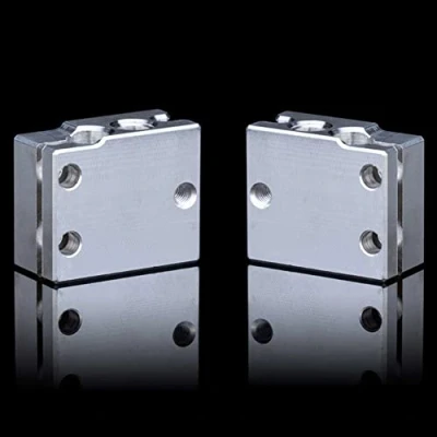 Image de Super Print 2PCS Volcano Heater Block Precision Aluminum with Silicone Sock For Hotend,Prusa i3 Hotend Volcano,FLSUN SR,Sidewinder X1 X2 (2PCS Aluminum)