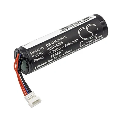 Image de TECHTEK Batteries 3400mAh Compatible avec [Datalogic] GBT4400, GBT4430, GM4100, GM4100 BK 433Mhz, GM4130, GM4400, GM4430, RBP GM40, [Gryphon] GM40 remplace 128000894, FBA