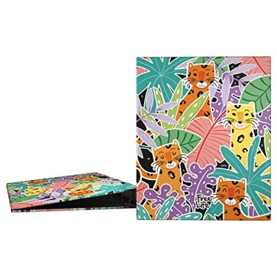 Image de Grafoplas Free Life, Leopard Chemise 4 anneaux A4 25 mm Multicolore (88142641)