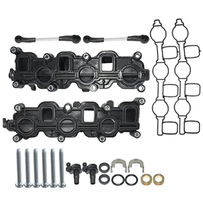 Image de Frankberg 2x Collecteurs d&#039;admission Diesel Compatibles avec A4 8EC B7 8K2 B8 2.7L 3.0L 2004 2015 A8 4E_ 4H_ 2003 2017 T.o.u.a.r.e.g 7LA 7L6 7L7 2010 Remplacer# 059129711CG