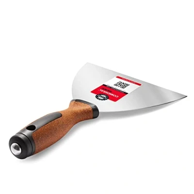 Image de COMENSAL Couteau À Enduire Spatule de Plâtrier à Anticorrosion Acier Inoxydable avec Embout Made in EU 150 mm