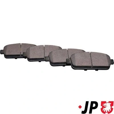 Image de JP GROUP 1263701510 Jeu de plaquettes frein Essieu arrière avec indicateur d&#039;usure OPEL: Mokka / X, Astra J 5 portes, GTC