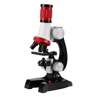 Image de Jouet Science Educative à la Maison Enseignant le Microscope Monoculaire Biologique Cadeau d&#039;Anniverssaire Enfants plus de 3 Ans