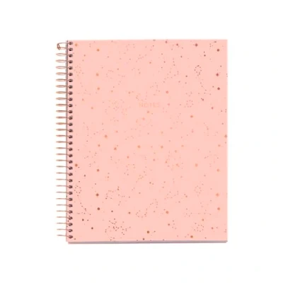 Image de Miquelrius Carnet de notes A5, Cahier couverture rigide, 4 couleurs rayures, 120 feuilles quadrillées, Papier microperforé 70 g/m² avec 2 trous pour anneaux, Couleur bleu, Design Constellation
