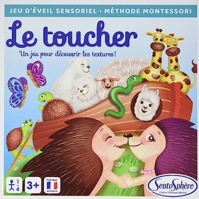 Image de SentoSphère Jeu sensoriel Animaux Le Toucher, 137, Multicolore, s