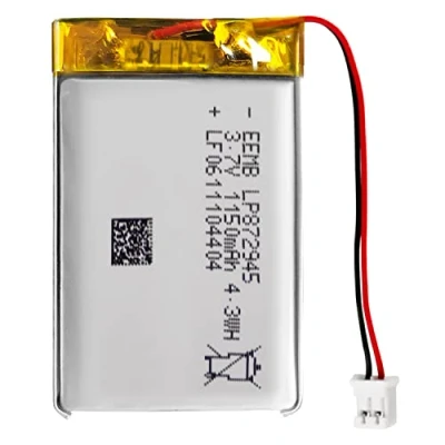 Image de EEMB Batterie Lithium polymère 3,7V 1150mAh 872945 Rechargeable lipo avec connecteur JST VXI Blue Parrott vérifier la polarité de l&#039;équipement et du Avant l&#039;achat