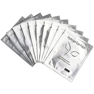 Image de Locisne Eye gel Pads 100 paires de cils extensions non pelucheux sous les yeux correctifs outil beauté pour Pro Salon Extension individuels (100 sacs = 200 pcs)