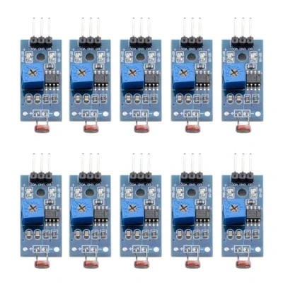 Image de DollaTek 10Pcs Module numérique de capteur d&#039;intensité Lumineuse Photo résistor Photorésistance pour Arduino UNO