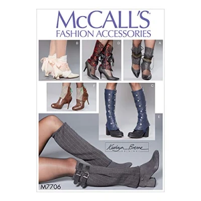 Image de McCall&#039;s Patterns Patrons Spats, Soie, Multicolore, 17 x 0.5 0.07 cm