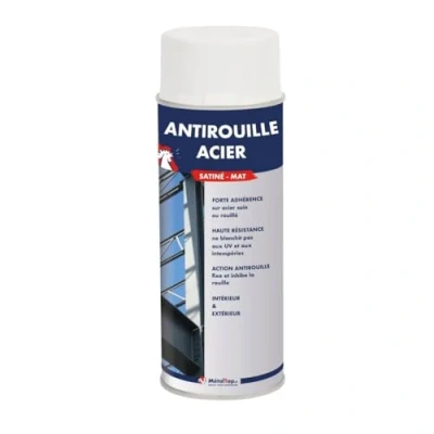 Image de Antirouille Acier 0.4 L Bombe 400 mL Metaltop