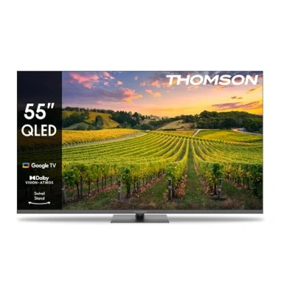 Image de THOMSON 55&quot; (139cm) QLED Central Stand Google TV(Android 11) Youtube, Prime Video 55QG5C14 2024