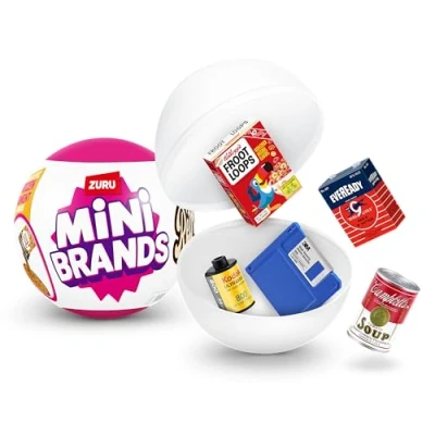 Image de Mini Brands Retro de ZURU, Capsule avec reproductions Miniatures à Collectionner, (1 Capsule)