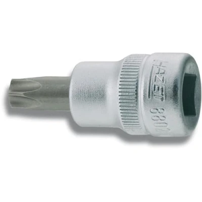 Image de HAZET Torx 8802 T25 Clé à douille intérieur moleté