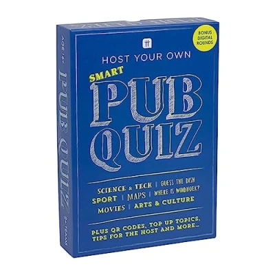 Image de Talking Tables Pub Quiz Game Cards &amp; Score Board Poster