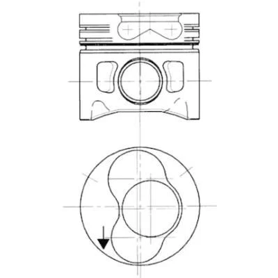 Image de Piston KOLBENSCHMIDT 94 428 700