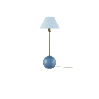 Image de Globen Lighting Lampe de table Iris 20 Bleu canard