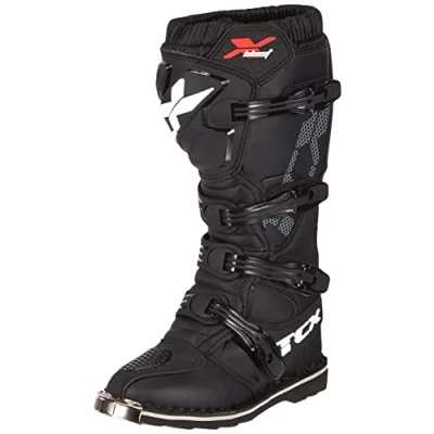 Image de TCX X Blast Bottes de Motocross, d&#039;Enduro et Tout Terrain pour Hommes, avec Tige en Microfibre Semelle Goodyear, Noir, 46 EU