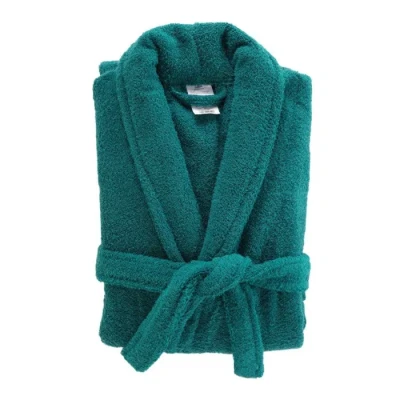 Image de douceur d&#039;intérieur, Peignoir (Taille Unique) Tendresse Emeraude, Eponge Unie