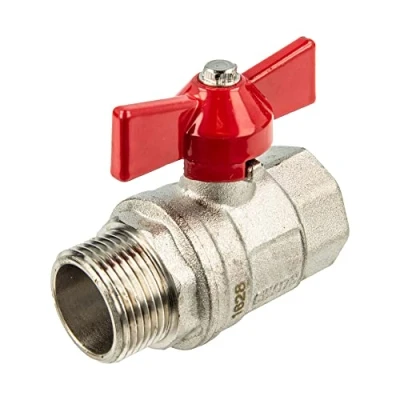 Image de tecuro Robinet Taille 3/4 &quot; DN 20 filetage extérieur x en laiton femelle