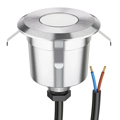 Image de ledscom.de lampe LED encastrée dans le sol AGENA pour l&#039;extérieur, IP65, inox, ronde, 60mm Ø, blanc chaud, lampes, LED, extérieur, de jardin, chemin, lumière d&#039;orientation,