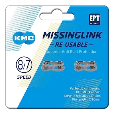 Image de KMC Giunto 7 8v 3/32 EPT 7.1mm RIU Accessories Mixte, Argent