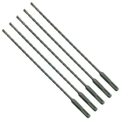 Image de 5 forets SabreCut SDSB5_5 mm x 210 approuvés PGM SDS Plus pour pierre, béton, brique