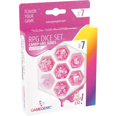 Image de Gamegenic, Candy Like Series Framboise Kit de Dice RPG