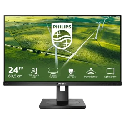 Image de Philips 242B1G/00 LED display 60,5 cm (23.8 ) 1920 x 1080 pixels Full HD Noir Neuf