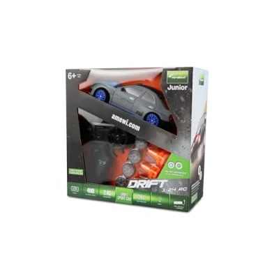 Image de Amewi Drift Sport Car 4WD Voiture télécommandée à l&#039;échelle 1:24 RTR Gris partir de 6 Ans