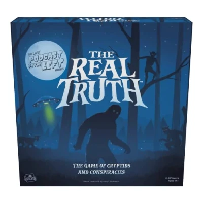 Image de Goliath Games The Last Podcast on Left Presents: Real Truth Jeu de stratégie des théories du Complot Mondial et mystères, société pour 2 à 5 Joueurs, partir 14 Ans