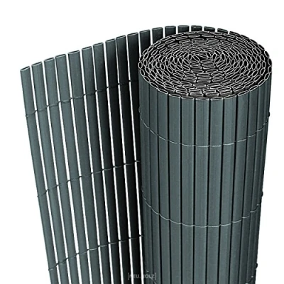 Image de [neu.haus] Clôture Brise Vue Vente PVC Gris 90 x 300 cm